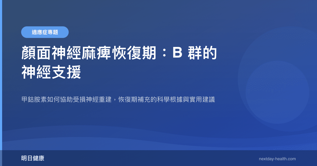 顏面神經麻痺恢復期：B 群的神經支援